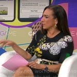 Michelle Miller’s butterfly dress on CBS Mornings