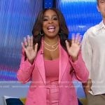 Niecy Nash’s pink suit on Good Morning America