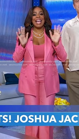 Niecy Nash's pink suit on Good Morning America