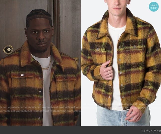 Mnml Flannel Jacket worn by Cam Watkin (Mitchell Edwards) on All American Homecoming