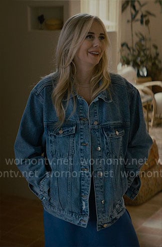 Morgan's oversized denim jacket on Nobody Wants This