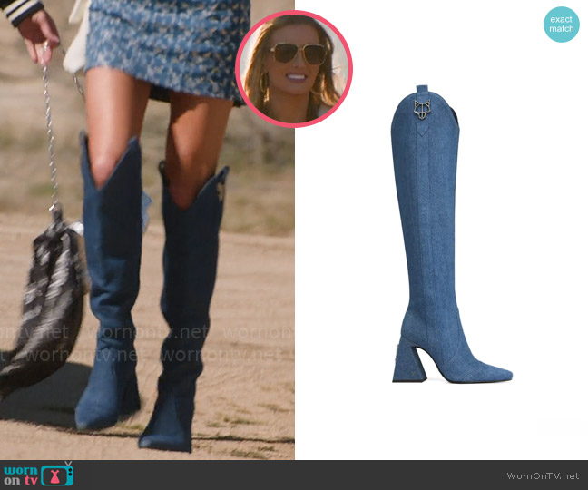 Naked Wolfe Saffy Boots worn by Nicole Young on Selling Sunset