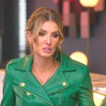 Nicole’s green leather jacket on Selling Sunset