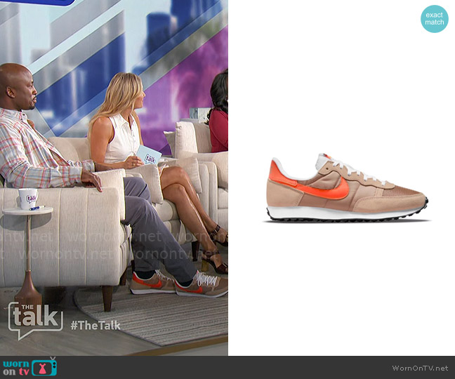 Nike Challenger OG Sneakers in Dark Driftwood Orange worn by Akbar Gbajabiamila on The Talk