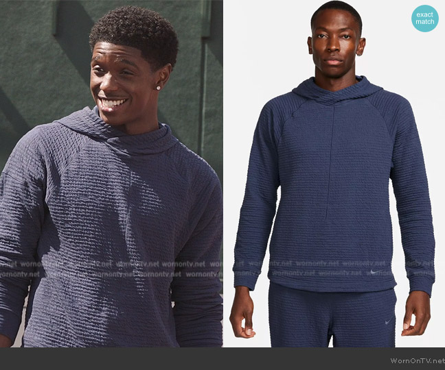 Nike Dri-FIT Sweatshirt Pullover Hoodie worn by Orlando Johnson (Martin Bobb-Semple) on All American Homecoming