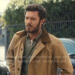 Noah’s tan jacket on Nobody Wants This