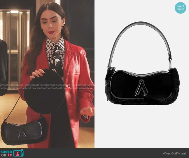 Ozias Paris The Panther Bag worn by Emily Cooper (Lily Collins) on Emily in Paris