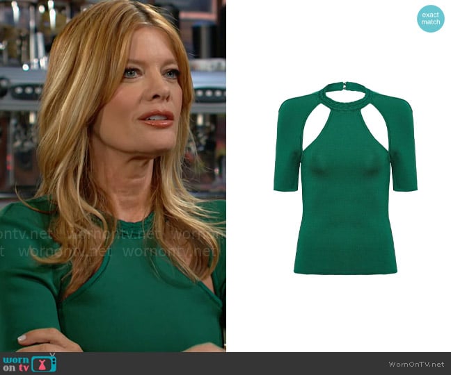 Paola Bernardi Cristina Blouse worn by Phyllis Summers (Michelle Stafford) on The Young and the Restless