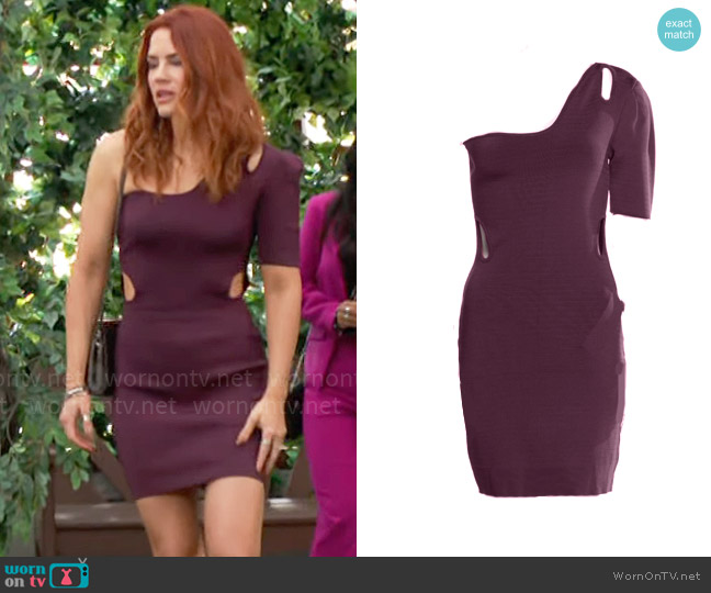 Paola Bernardi One Shoulder Dress worn by Sally Spectra (Courtney Hope) on The Young and the Restless