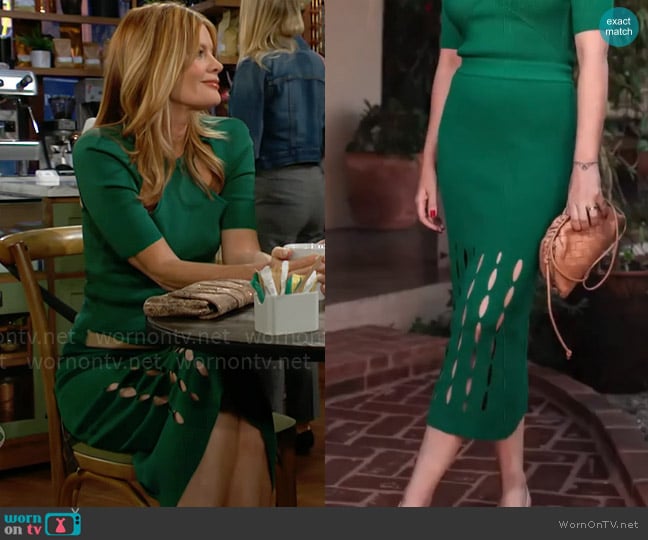 Paola Bernardi Cutout Skirt worn by Phyllis Summers (Michelle Stafford) on The Young and the Restless