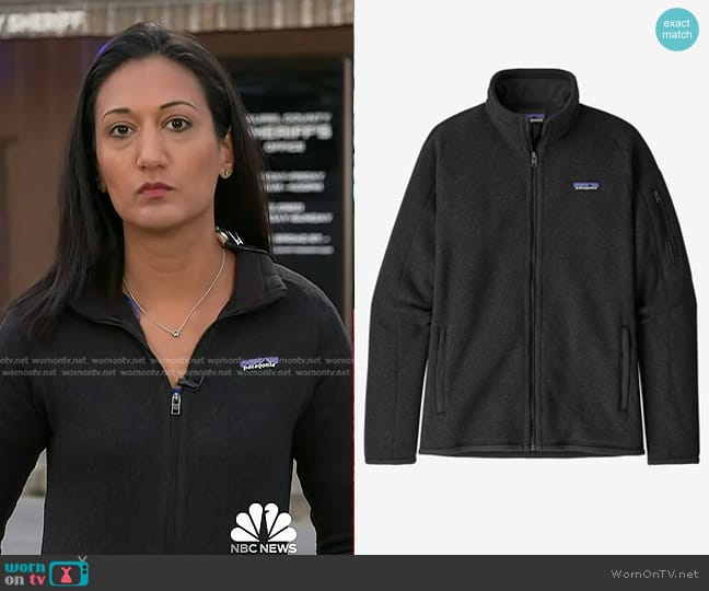 Patagonia Better Sweater Fleece Jacket worn by Priya Sridhar on Today