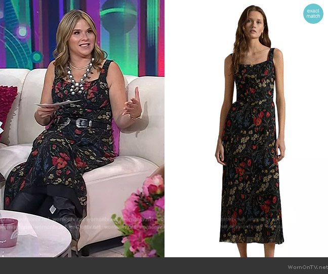 Polo Ralph Lauren Corset Maxi Dress worn by Jenna Bush Hager on Today