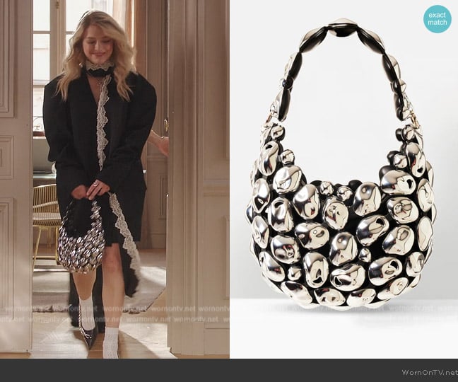 Published By Stone Cloud Medium Bag worn by Camille (Camille Razat) on Emily in Paris