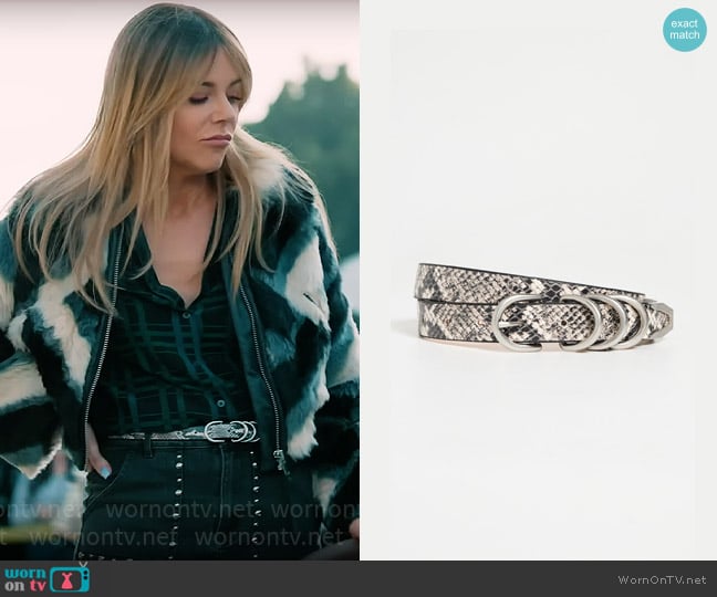 Rag and Bone Baby Spire Hip Belt worn by Morgan Gillory (Kaitlin Olson) on High Potential