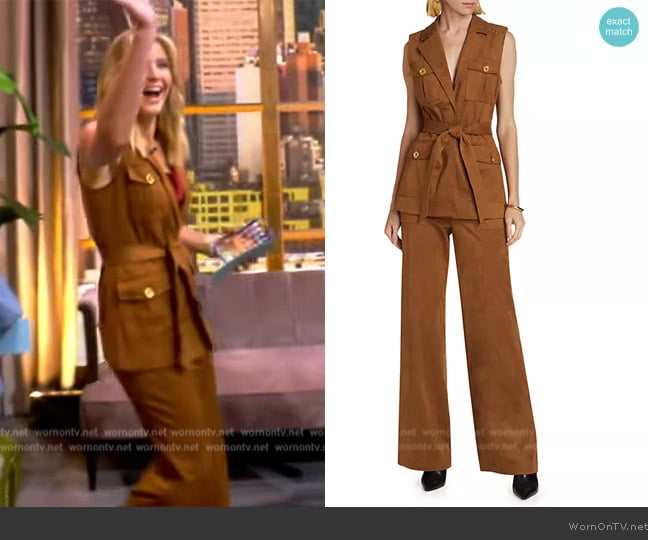 Ramy Brook Austin Vest worn by Sara Haines on The View