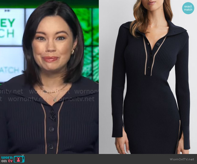 Reiss Michelle Dress worn by Jo Ling Kent on CBS Mornings