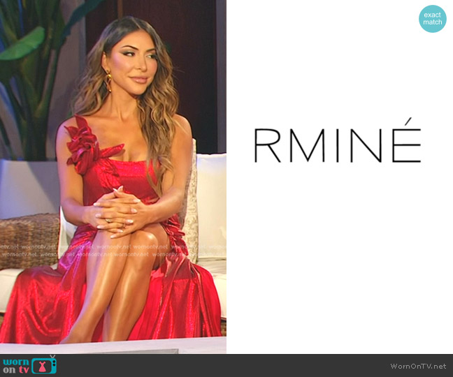 Rmine Custom designed worn by Taleen Marie (Taleen Marie) on The Real Housewives of Dubai