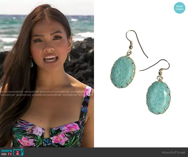 Robyn Rhodes Britt Earrings worn by Jenn Tran on The Bachelorette