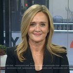 Samantha Bee’s black double breasted blazer on Today