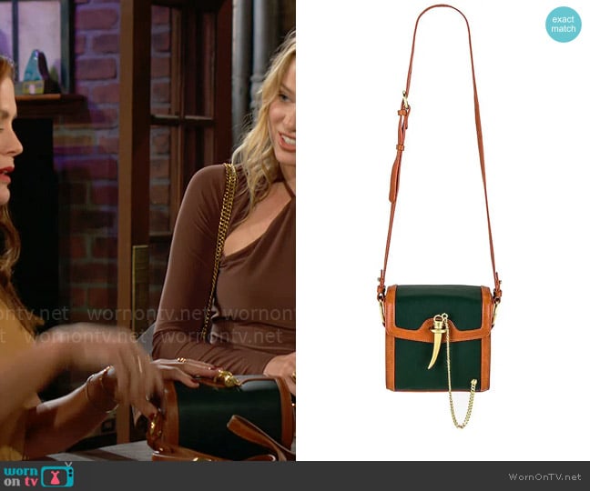 Sancia Elea Bag worn by Chelsea Lawson (Melissa Claire Egan) on The Young and the Restless