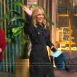 Sara’s black denim dress on The View