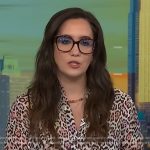 Savannah’s multicolor leopard blouse on NBC News