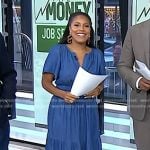 Sheinelle’s chambray maxi dress on Today