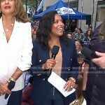 Sheinelle’s navy blazer and jeans on Today