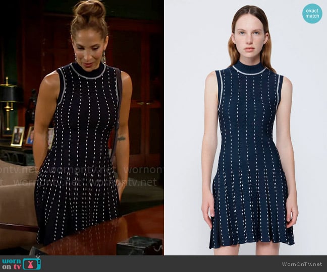 Simkhai Cosette Dress worn by Lily Winters (Christel Khalil) on The Young and the Restless