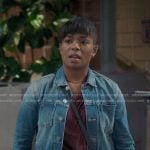 Simone’s denim jacket on Greys Anatomy