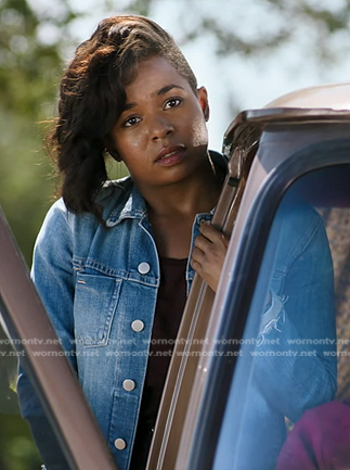 Simone's denim jacket on Greys Anatomy