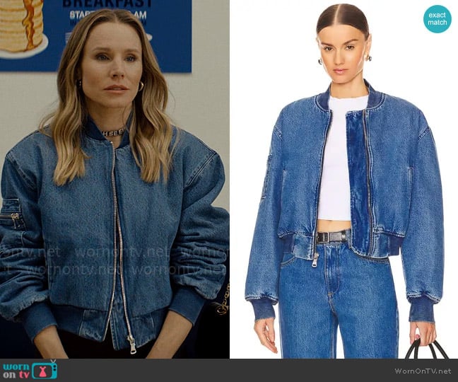 SPRWMN Bomber Jacket worn by Joanne (Kristen Bell) on Nobody Wants This