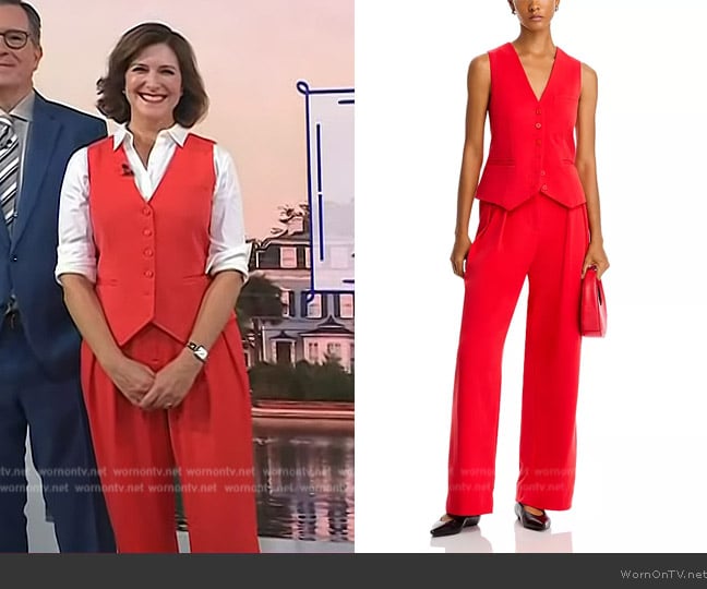 Staud Brett Vest worn by Evelyn McGee-Colbert on Today