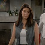 Steffy’s vest and shorts set on The Bold and the Beautiful