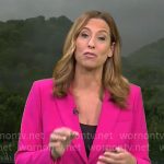 Stephanie Abrams’ pink blazer on CBS Mornings