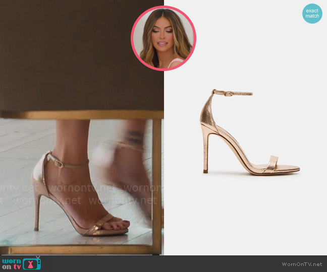 Steve Madden Tecy Sandal worn by Chrishell Stause on Selling Sunset