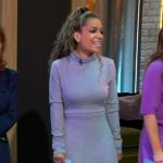 Sunny’s gray turtleneck sweater dress on The View