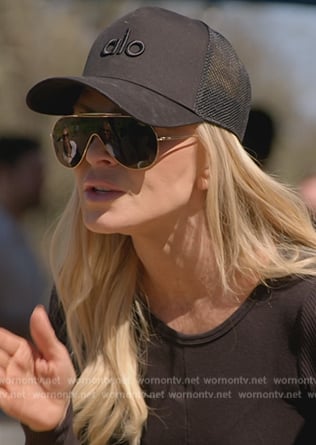 Tamra's aviator sunglasses and cap on The Real Housewives of Orange County