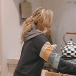 Tamra’s gray sleeve stripe hoodie on The Real Housewives of Orange County