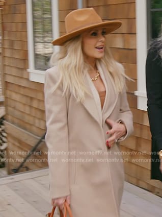 Tamra’s suede coat on The Real Housewives of Orange County