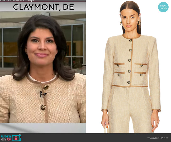 Veronica Beard Charisse Jacket worn by Natalie Brand on CBS Mornings