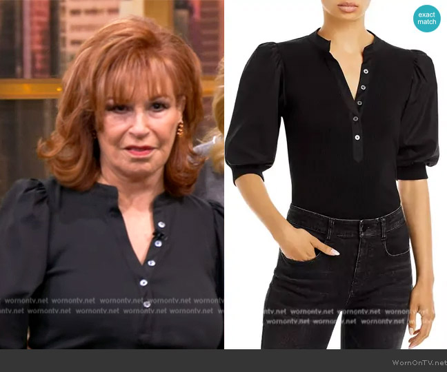 Veronica Beard Coralee Front Button Blouse worn by Joy Behar on The View