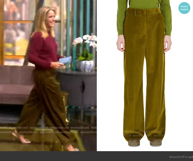 Weekend Max Mara Tania Pants worn by Sara Haines on The View