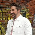 Joe Fryer’s white denim jacket on Today