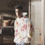 Will’s white floral print hoodie on Bel-Air