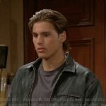 Will’s leather jacket on The Bold and the Beautiful