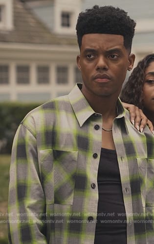 Will’s green plaid shirt on Bel-Air