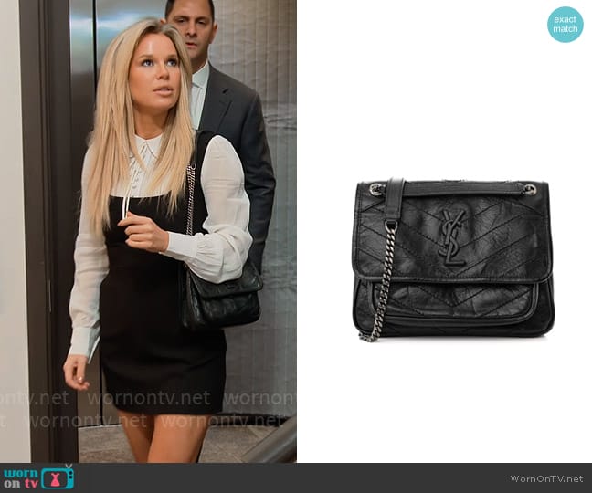 Saint Laurent Baby Niki Bag worn by Jessica Taylor on Owning Manhattan