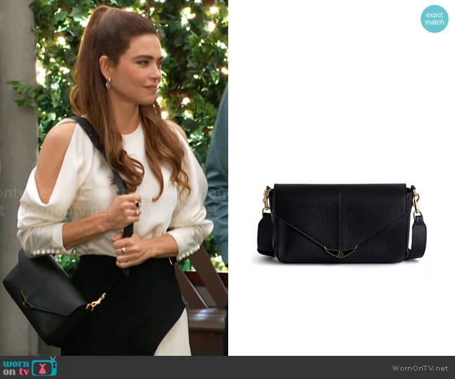 Zadig & Voltaire Borderline Daily Bag worn by Victoria Newman (Amelia Heinle) on The Young and the Restless