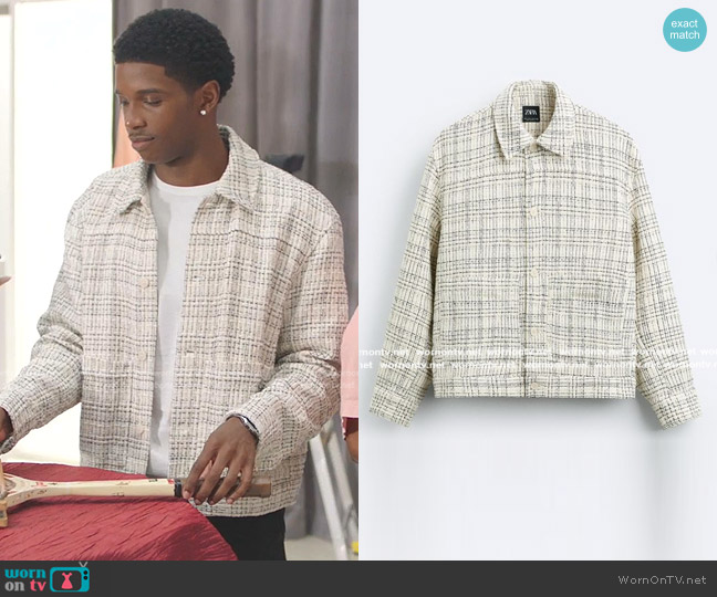 Zara Cropped Jacket worn by Orlando Johnson (Martin Bobb-Semple) on All American Homecoming